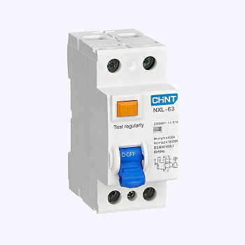 328260 | УЗО NXL-63 2P 63А 100мА 6кА тип AC, Chint