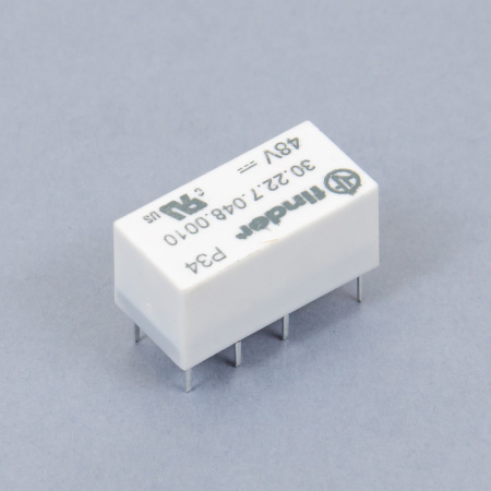 302270480010 | Субминиатюрное двухрядное реле,серия 30, 48В DC, 2А, 2CO, Finder