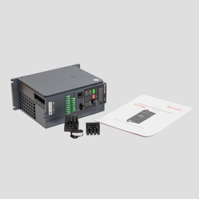 SID100-1R5-2B | Преобразователь частоты SID100, 1,5кВт - 150%, 1ф/3ф 220В, тормозной модуль, Sinvel