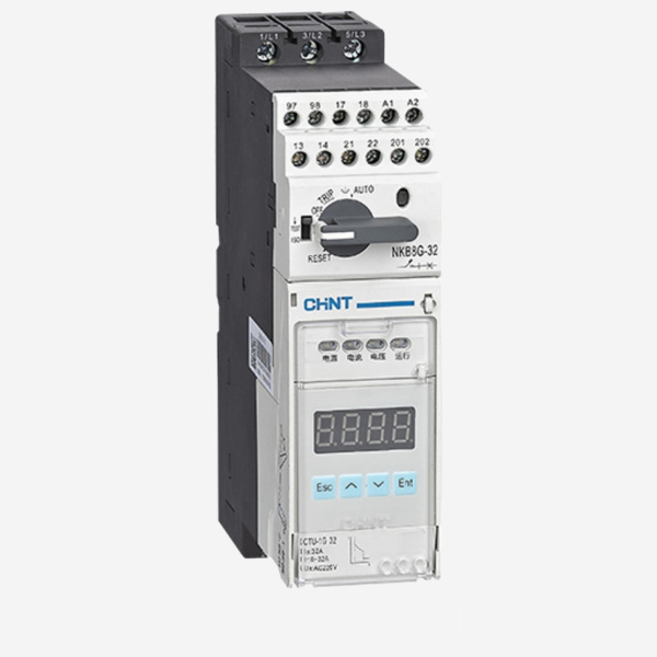 ch513274 | Интеллектуальный пускатель с функцией управления и защиты NKB8G-12 0.35A-1.4A 380В, Chint
