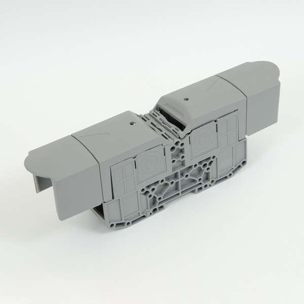 1030116 | Силовой клеммник на DIN-рейку 240 мм², болт M12, серый, Onka