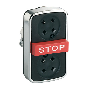 ZB4BA791 | Головка кнопки тройная без вставок, Schneider Electric