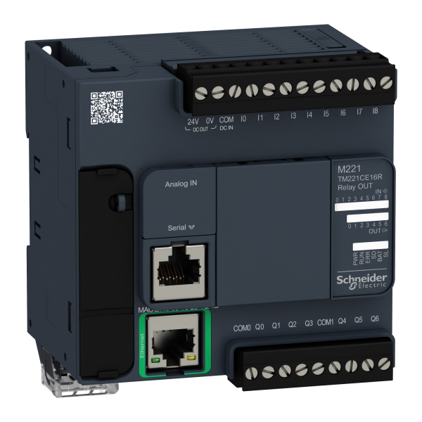 TM221CE16R | Программируемый логический контроллер Modicon M221 16IO, Schneider Electric