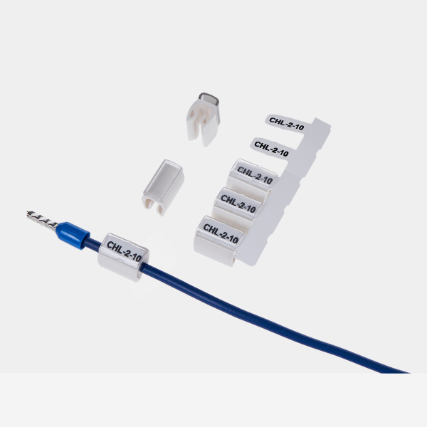 755210  | Держатель маркера CHL-2-10, L=10мм, Ø=2,5-4 мм² (уп. 1000 шт.), Elegir 