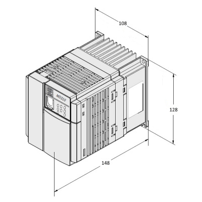 MD310T0.7B | Преобразователь частоты, серия MD310, 0,75 кВт, 2,1 А, перегрузка 150%, 380B, Inovance