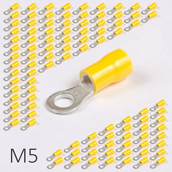 ID GF-M5 100 | Наконечник кольцевой 4...6мм², M5 (уп.-100шт.), ID
