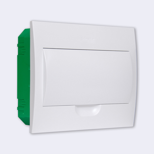 EZ9E112P2FRU | City9 Box корпус встраиваемый с белой дв. 1ряд/12мод, Systeme Electric