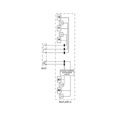 385132404060 | Интерфейсное реле, винтовые клеммы, серия 38, 230…240В AC/DC, 6 А, 1 CO, AgSnO2, Finder