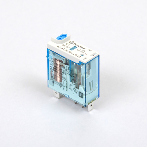 466190240040 | Миниатюрное реле, серия 46, 24В DC, 16А, 1CO, Finder