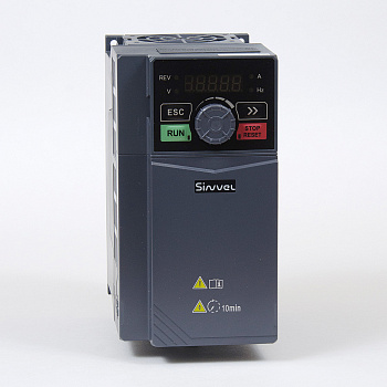 SID300-2R2-2BS | Преобразователь частоты SID300, 2,2кВт - 150%, 1ф/3ф 220В, STO, тормозной модуль, Sinvel