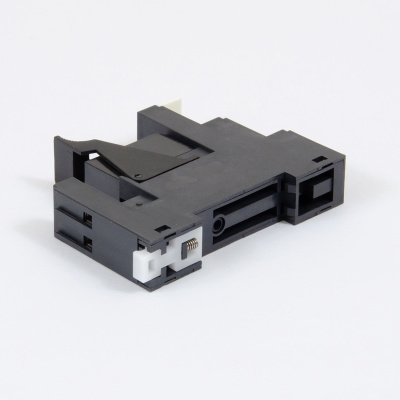 HF115-012DC-2 | Комплект реле: колодка винт;пластик.клипса;маркер + реле Hongfa 2CO 8A; AgNi; катушка 12B DC