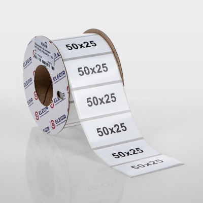 11650250 | Маркировочная наклейка NPP-50х25-W белая (рулон 1100 шт.), Elegir 