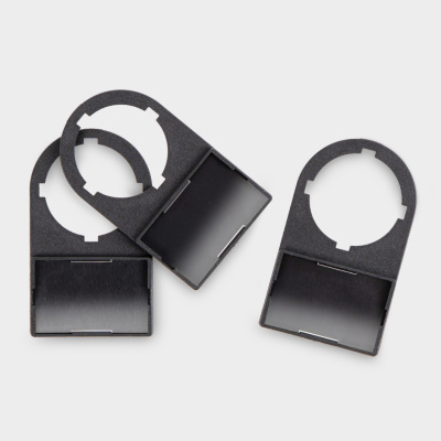 82227189 | Держатель маркировки DMA-22-18x27-B, Ø 22мм, 18х27мм, черный (уп.50шт), Elegir 