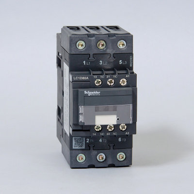 LC1D80AM7 | Контактор, серия Tesys D, 3P, 80 А, AC3, 1 НО +1 НЗ, 220В AC, Everlink, Schneider Electric