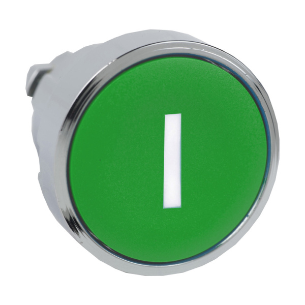 ZB4BA331 | Головка кнопки, зелёная, с маркировкой "I", Schneider Electric