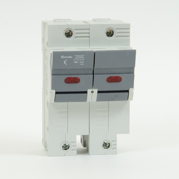 SV125-2S | Модульный ПВР, 125 А, 2Р, для 22х58мм, LED, 690 B AC/ 250 B DC, Sinvel 