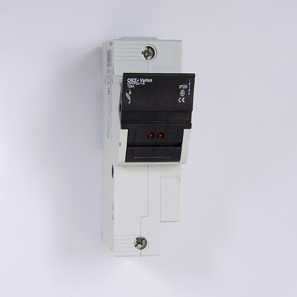 OEZ:43693 | ПВР, серия OPVP, 1p, 125А, для вставки 22х58мм, с индикацией, OEZ 