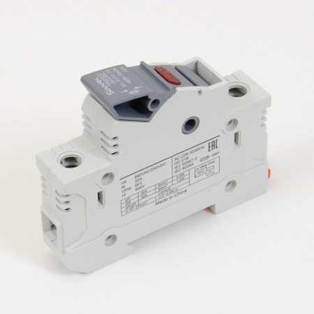 SV32-1S | Модульный ПВР, 32 А, 1Р, для 10х38мм, LED, 690 B AC/ 250 B DC, Sinvel 