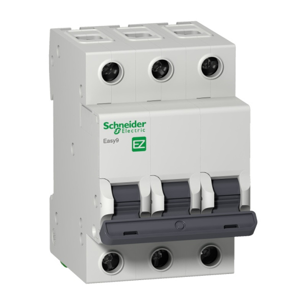 EZ9F86363 | Easy9, 3p, 63А, кривая D, 6кА — Автоматический выключатель, Schneider Electric