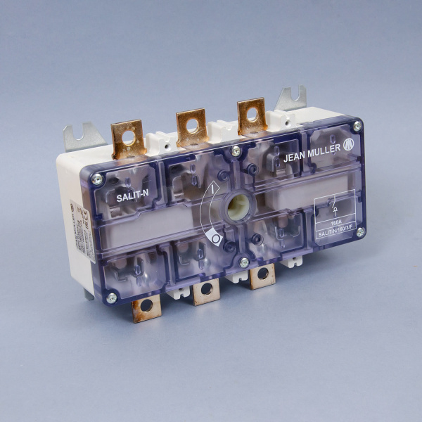 B2031001K | Выключатель нагрузки Salit 160А 3П, 17,6 кА, в комплекте ручка и шток 135мм, Jean Muller