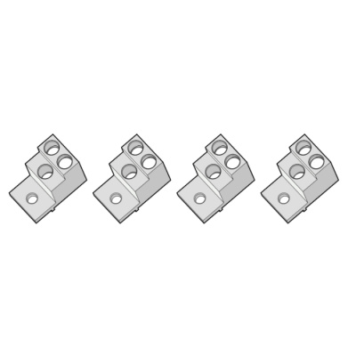 70821174802 | Адаптер переходник комплект 4 пол. под 3 провод EBT44,TS800, LSis