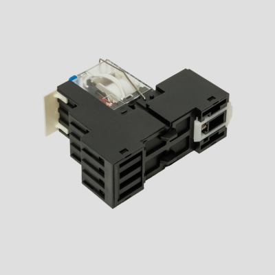 HF18-110DC-4 | Комплект реле: колодка винт;пластиковая клипса;маркер + реле Hongfa 4CO 6A; AgNi; катушка 110B DC