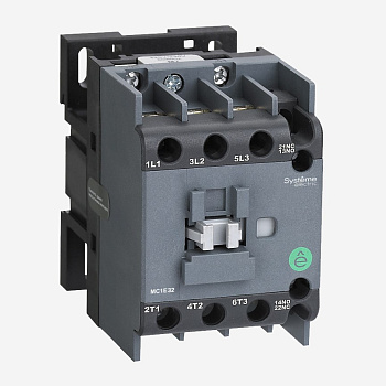 MC1E32C7 | КОНТАКТОР MC1E 3P 32A НО+НЗ 36V 50/60ГЦ (LC1E3210C5), Systeme Electric