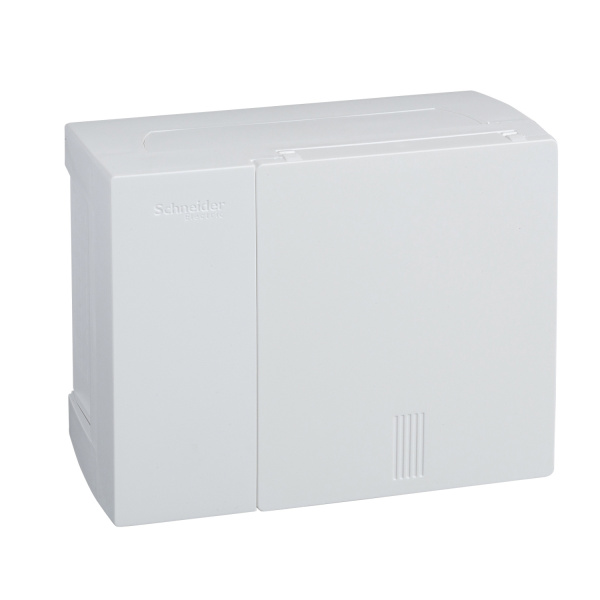 MIP12106 | Щиток навесной Mini Pragma 1 ряд/6 модулей, непрозрачная дверь, Schneider Electric