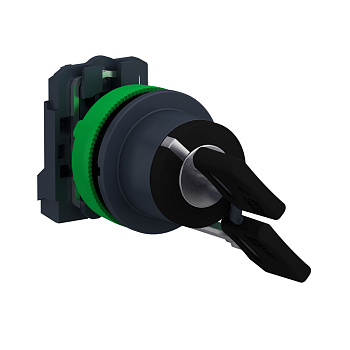 XB5FG21 | Переключатель 2 положения, ± 90° с фиксацией, с ключом, 1НО, Schneider Electric