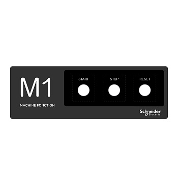 ZBYLEG301001 Трафарет для маркировки, 300x100мм, шаблон, Schneider Electric 