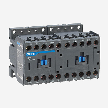 597690 | Контактор NXC-16M01/N реверс. 3P 16A AC24B (50/60Гц) 1НЗ, Chint