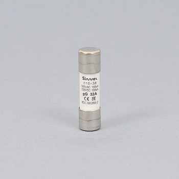 SV1038-32 | Плавкая вставка 32 А, gG, 10х38 мм, 500 В АС/ 250 B DC, Sinvel 