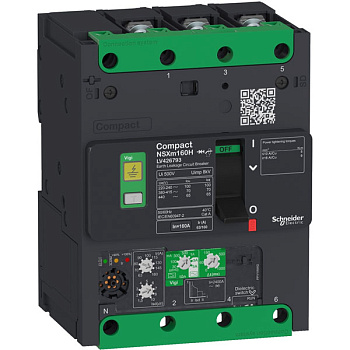 LV426791 | Автоматический выключатель NSXm 50H Micrologic 4.1 3P3d 50A 70кА, Schneider Electric