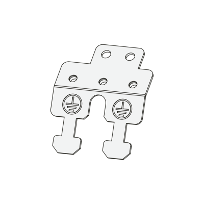 MD800-PBJ50M-W1 | Кронштейн крепления кабеля инверторного модуля MD800, Inovance