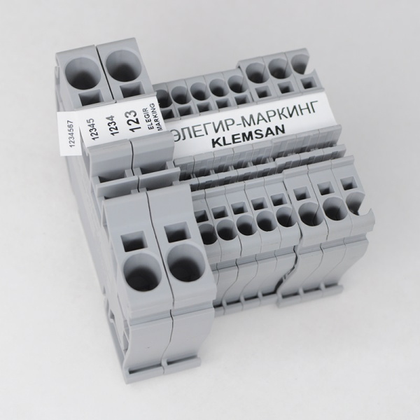 5034061  | Маркировка клемм SMK-KL-6 мм², 8х11,2 мм, 1 ряд (рулон 1875 шт), Elegir 