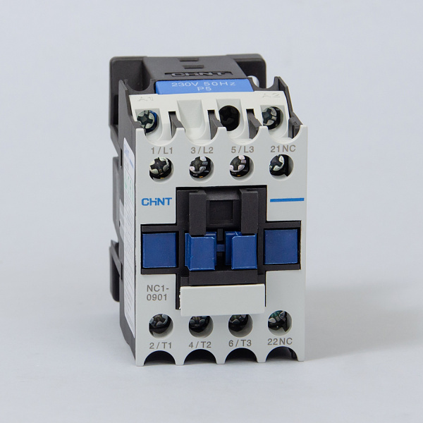 220800 | Контактор NC1-0901 9А 230В/АС3 1НЗ 50Гц, Chint
