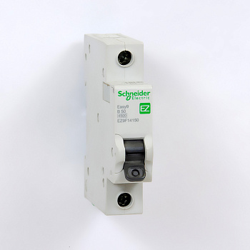 EZ9F14150 | Easy9, 1p, 50А, кривая B, 4,5кА — Автоматический выключатель, Schneider Electric