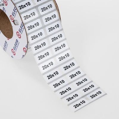 11620100 | Маркировочная наклейка NPP-20х10-W белая (рулон 5000 шт.), Elegir 