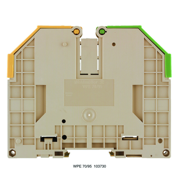 1037300000 WPE 70/95 | Винтовая клемма 95кв.мм "PE" WPE 70/95, (уп.-10шт.), Weidmuller 
