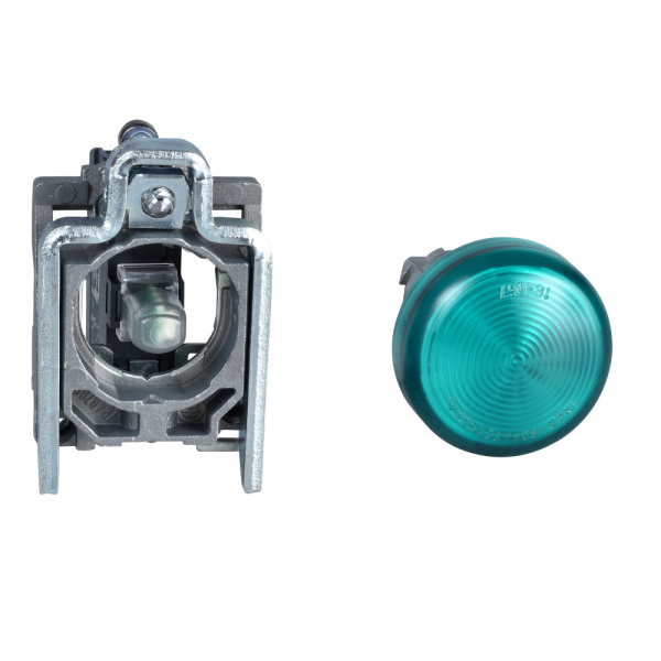 XB4BV63 | Сигнальная лампа, зелёная, через трансформатор 1,2 ВА 6 В, Schneider Electric