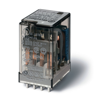 551490120000 | Универсальное реле, серия 55, 12В DC, 7 А, 4CO, Finder