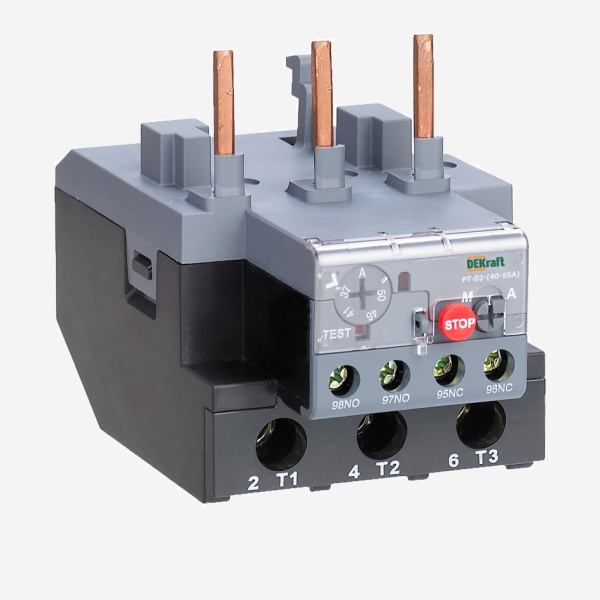 23178DEK | Реле тепловое для контакторов 40А-95А 48.0А-65.0А, Dekraft