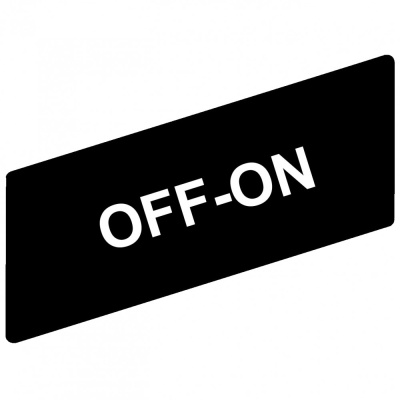 ZBY02367 | Маркировка OFF-ON, Schneider Electric 