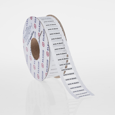 423204602 | Маркер для контейнеров XHIC-R-20-4,6x0,4-W, форма под конус (уп. 1800 шт.), Elegir 