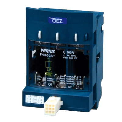 OEZ:13695 | Горизонтальный рубильник FH000-3SB/T, 160A с разъёмом без кабеля, OEZ 