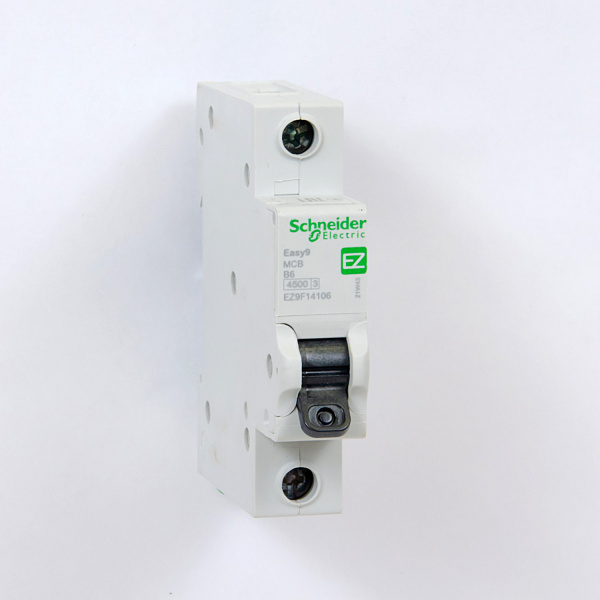  | Easy9, 1p, 6А, кривая B, 4,5кА — Автоматический выключатель, Schneider Electric