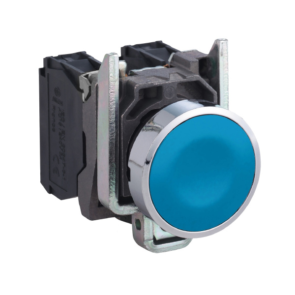 XB4BA61 | Кнопка с возвратом, синяя, 1НО, Schneider Electric