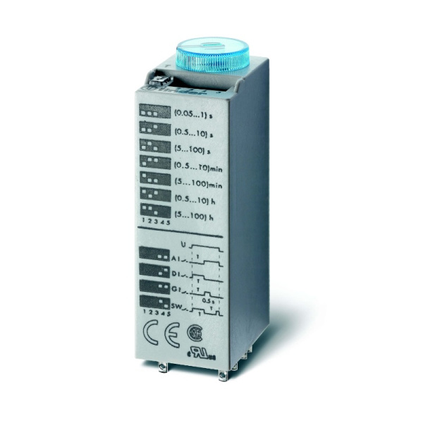 850382400000 | Миниатюрный мультифункциональный таймер (AI, DI, SW, GI); монтаж в розетку; питание 240В АС; 3CO 10A, Finder