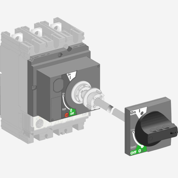 SPC-ERHS5-01-02 | ВЫНОСНАЯ ПОВОРОТНАЯ РУКОЯТКА (100-250), Systeme Electric