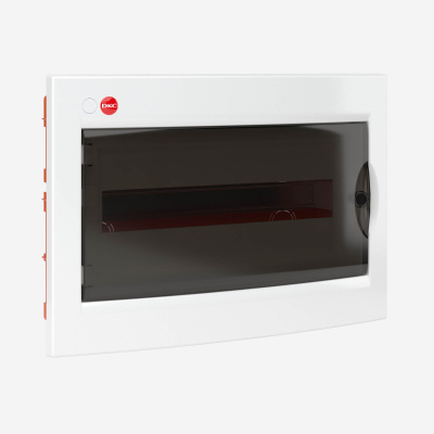 DKC 81518 | Щит встраиваемый 18 модулей IP41 белый с дымчатой обзорной дверью
